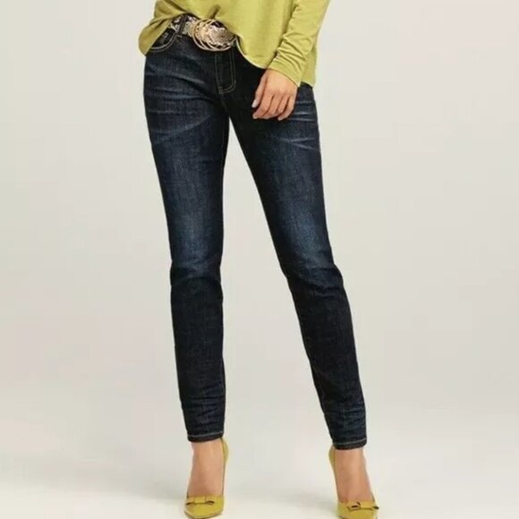 Cabi Denim - Cabi Women's Dark Wash Skinny Jeans Size 6 Blue Jeans Pants